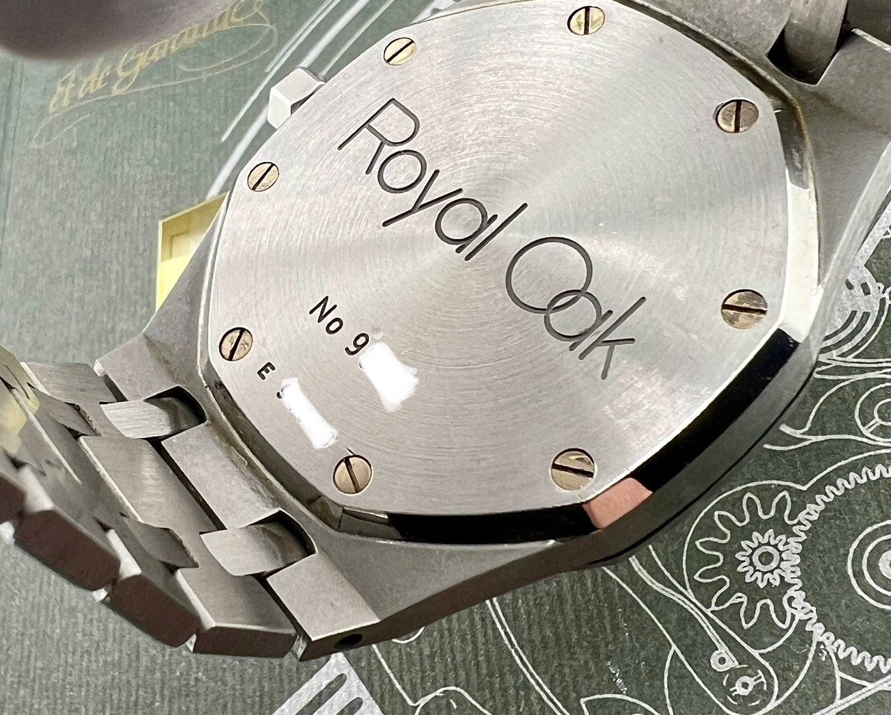 Audemars Piguet Royal Oak 14790ST 2004 Paper AP No Box Blue Dial