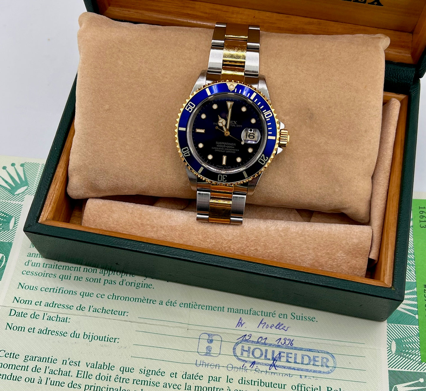 Rolex Submariner Date 16613 Full Set 1996 (Germania)