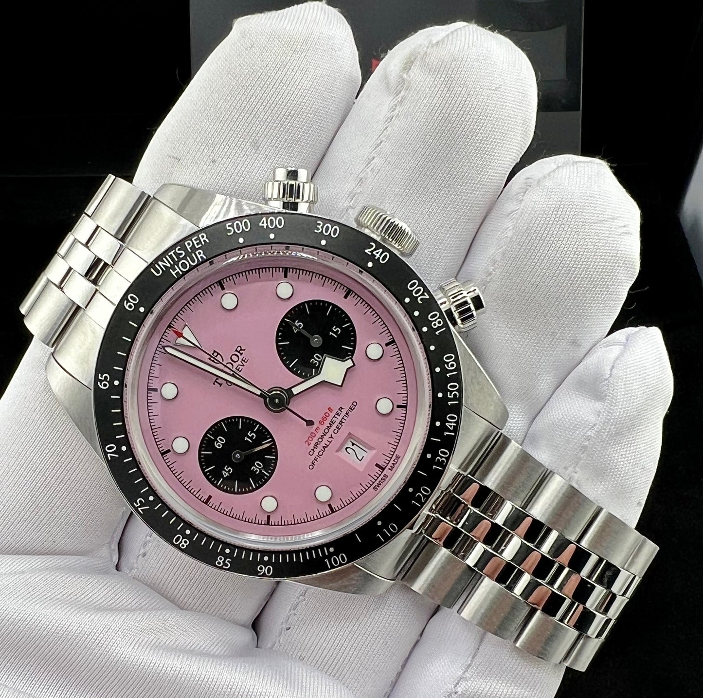 Tudor Black Bay Chrono Pink ''Miami'' 2024 full set