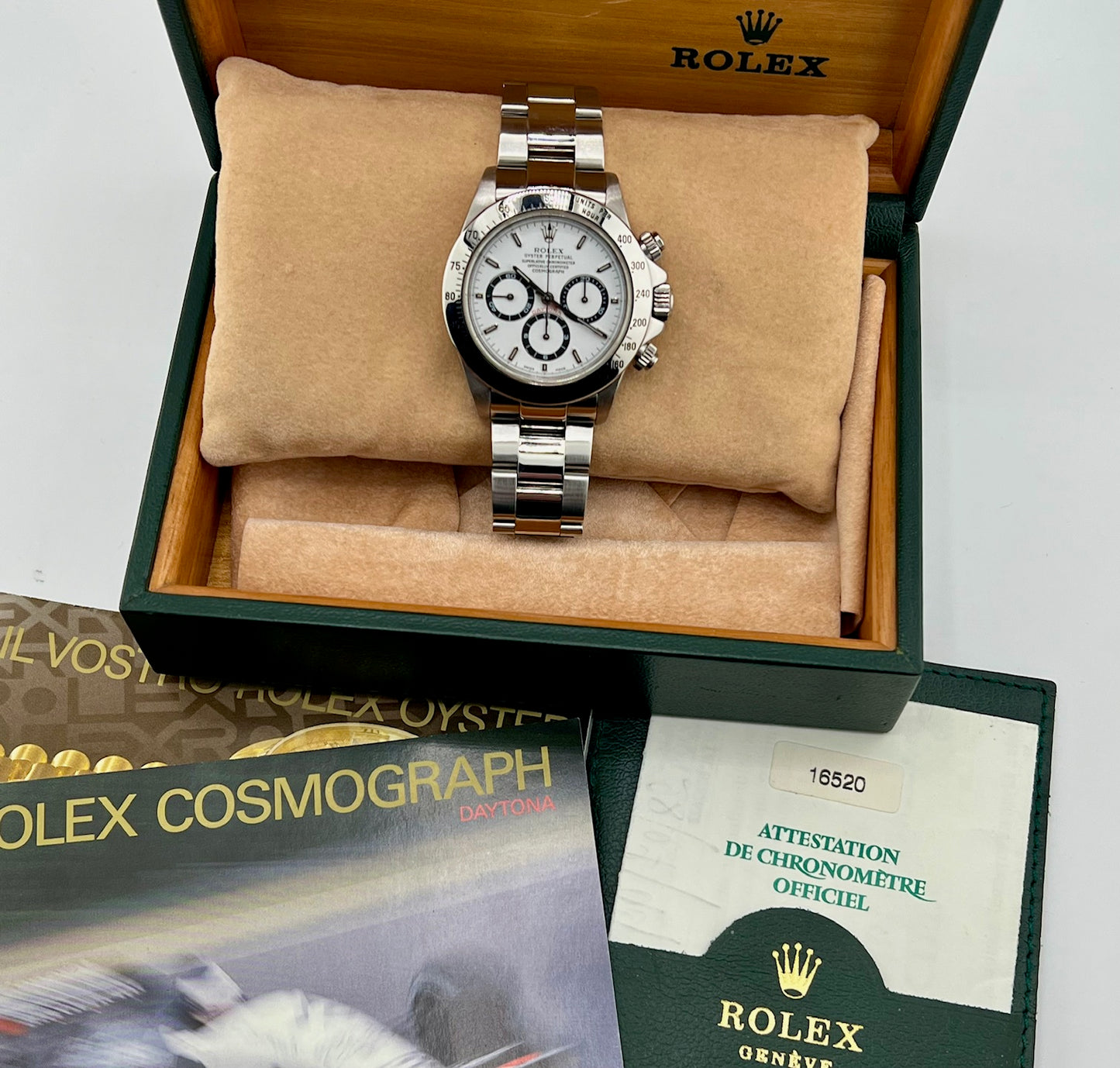 Rolex Daytona 16520 White Dial Zenith Ser. A 1999 Sel ITA