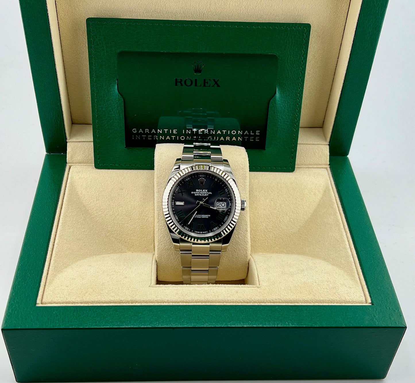 Rolex Datejust 41mm 126334 Wimbledon Oyster 2022