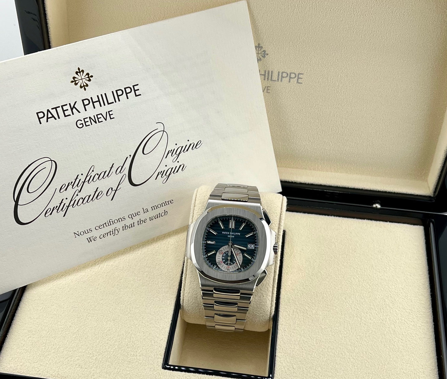 Patek Philippe Nautilus 5980/1R-001 Blue dial 2012