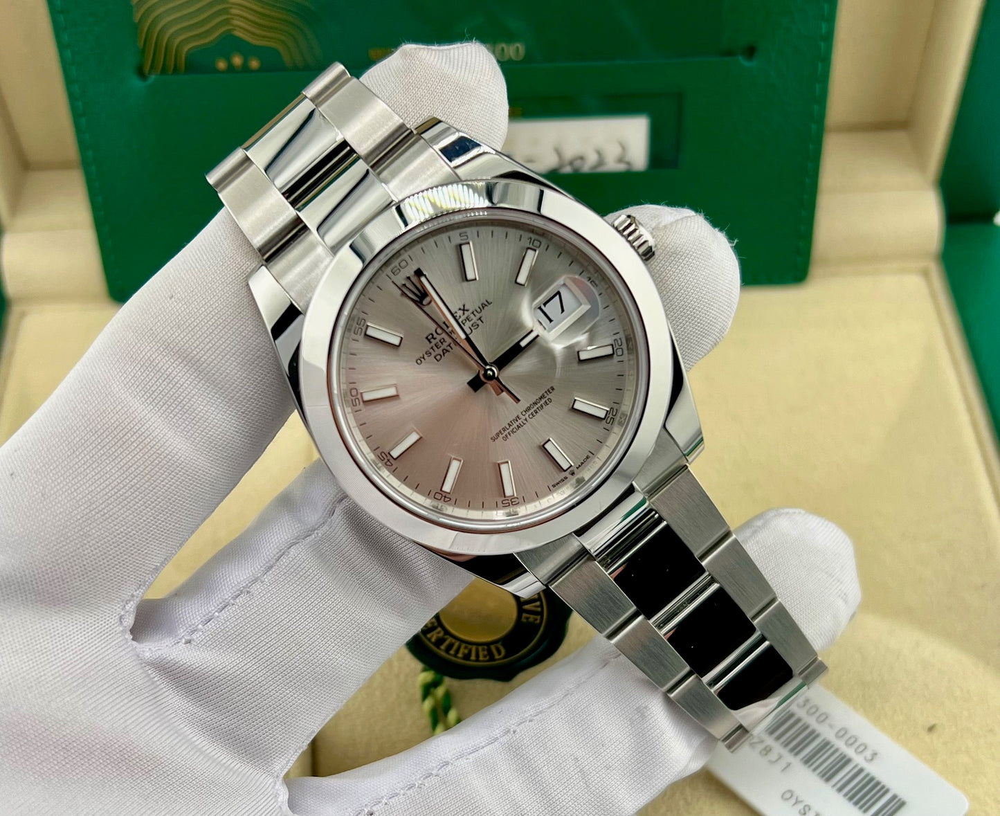 Rolex Datejust 41mm 126300 Silver Dial Oyster 2023