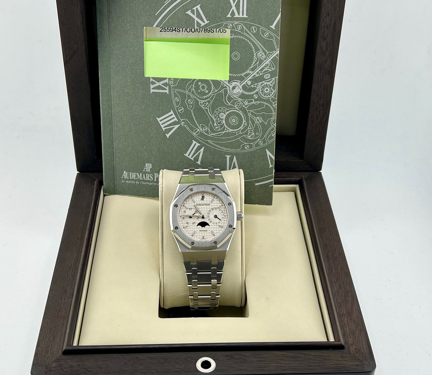 Audemars Piguet Royal Oak Day-date 25594ST White Dial 2005 Full Set