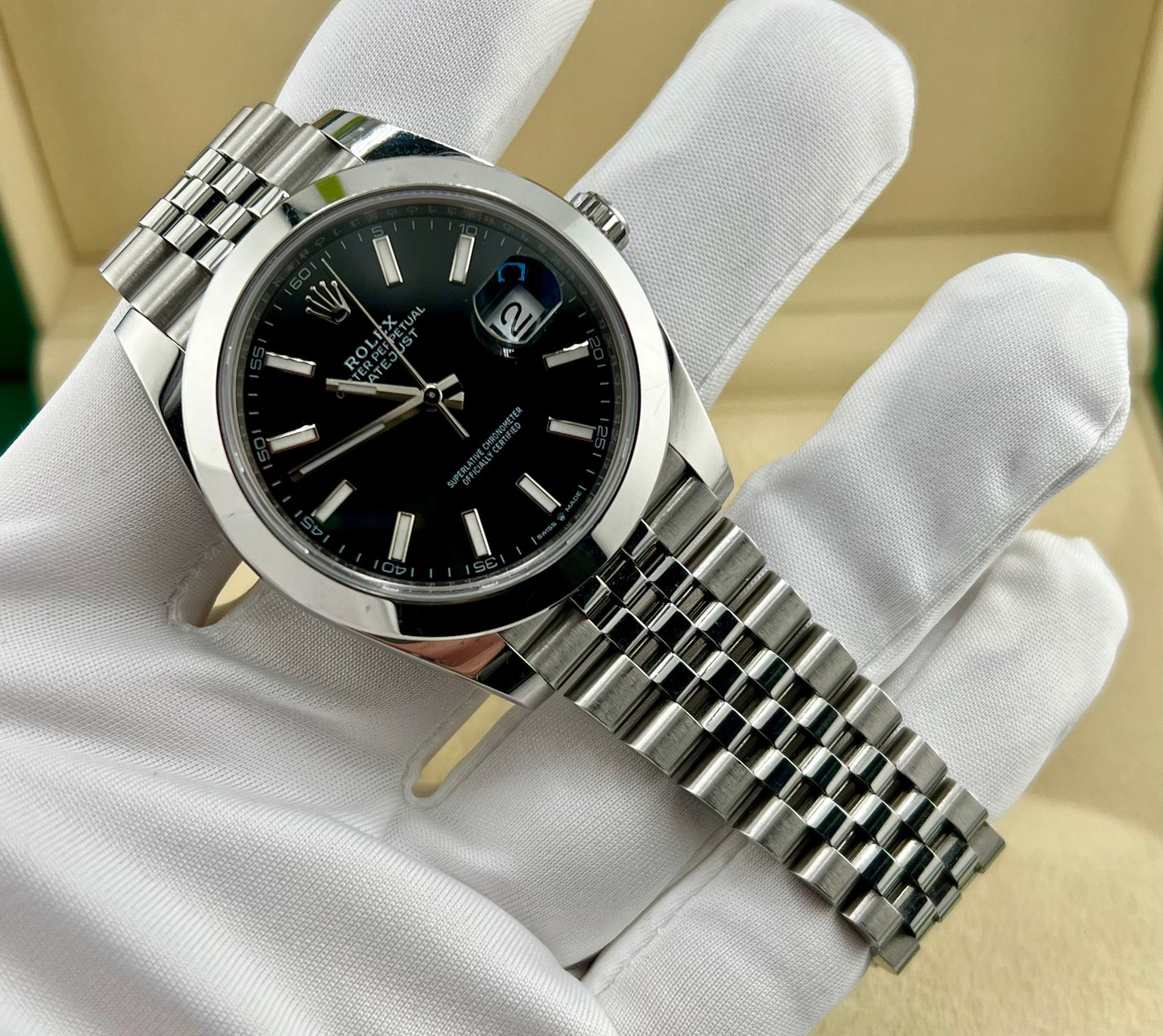 Rolex Datejust 41mm 126300 Black Dial Jubilèe No Paper Rolex