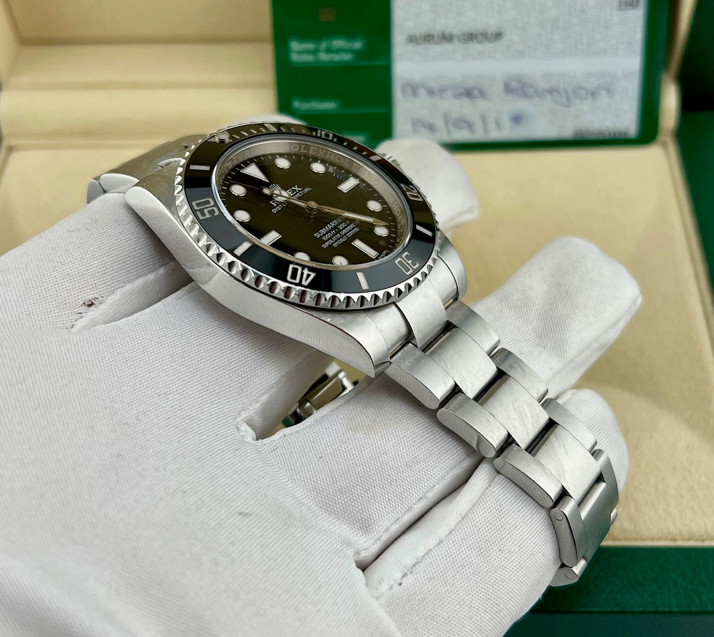 Rolex Submariner No Date 114060 2015 40mm Box&Paper
