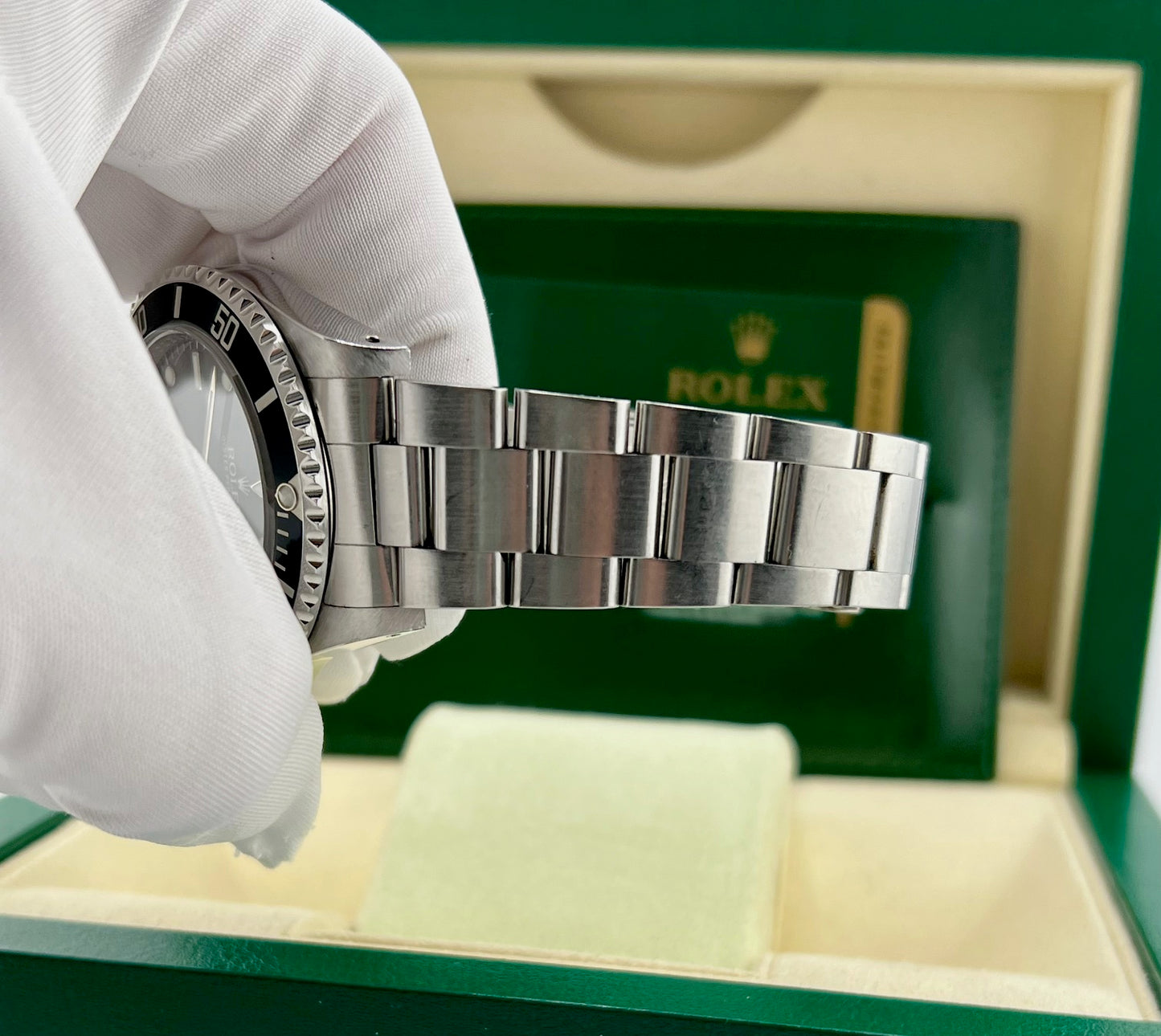 Rolex Submariner No Date 14060M RRR Card 2012 4 Lines never polished
