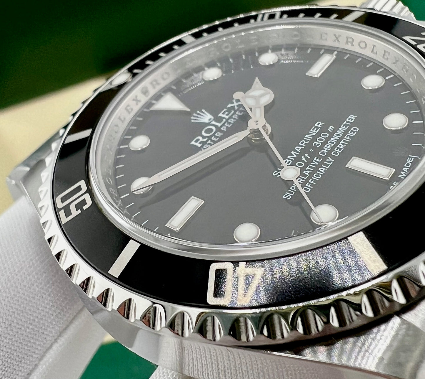 Rolex Submariner No Date 14060M RRR Card 2012 4 Lines never polished