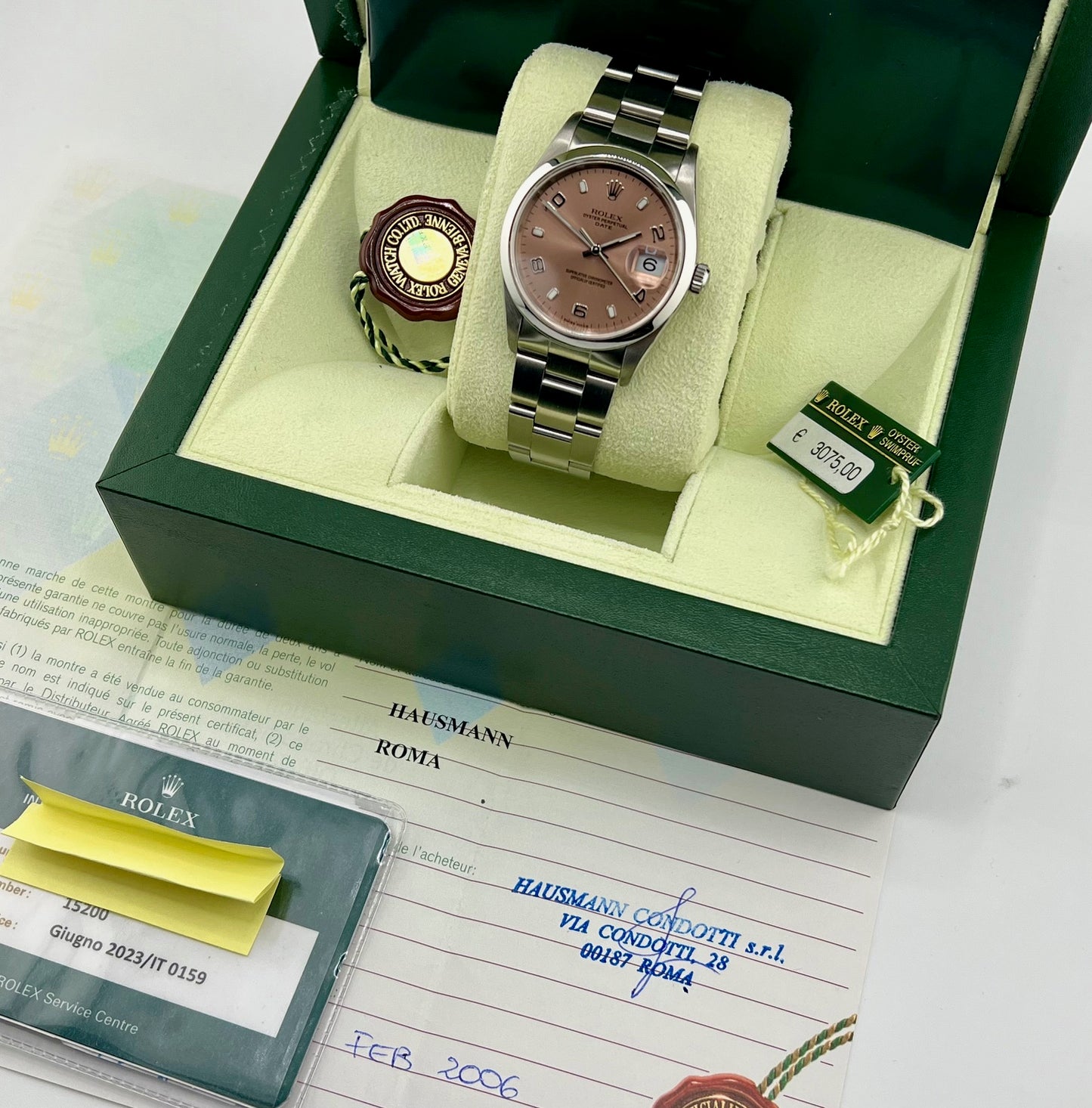 Rolex Oyster Perpetual Date 15200 34mm Full Set 2006 + Service 2023