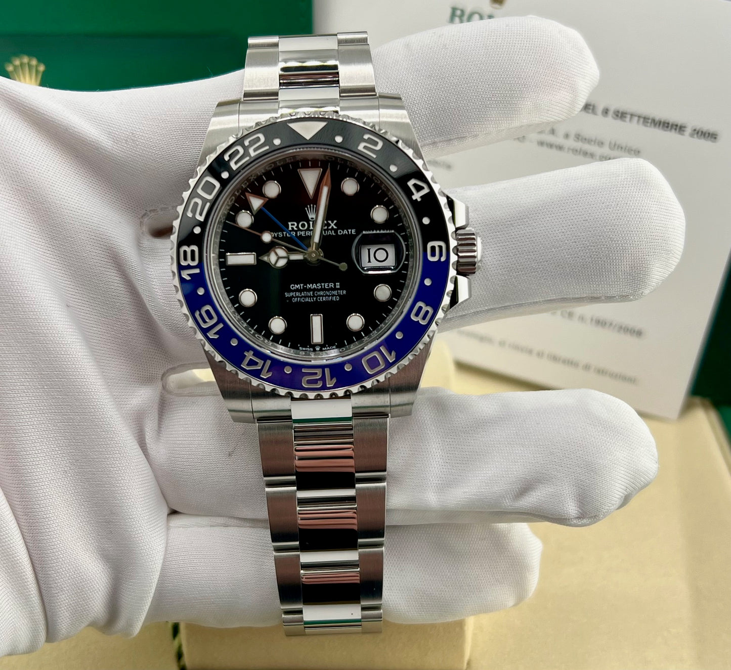 Rolex GMT-Master II ''Batman'' 126710BLNR Oyster 2025 NEW