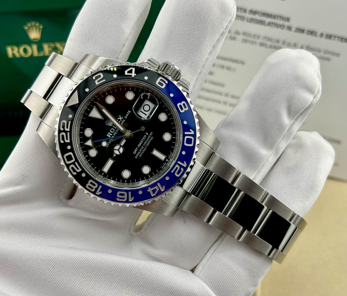 Rolex GMT-Master II ''Batman'' 126710BLNR Oyster 2025 NEW