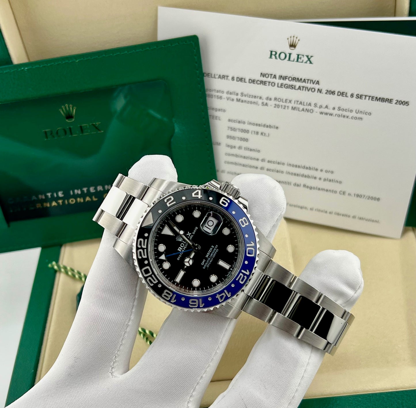Rolex GMT-Master II ''Batman'' 126710BLNR Oyster 2025 NEW