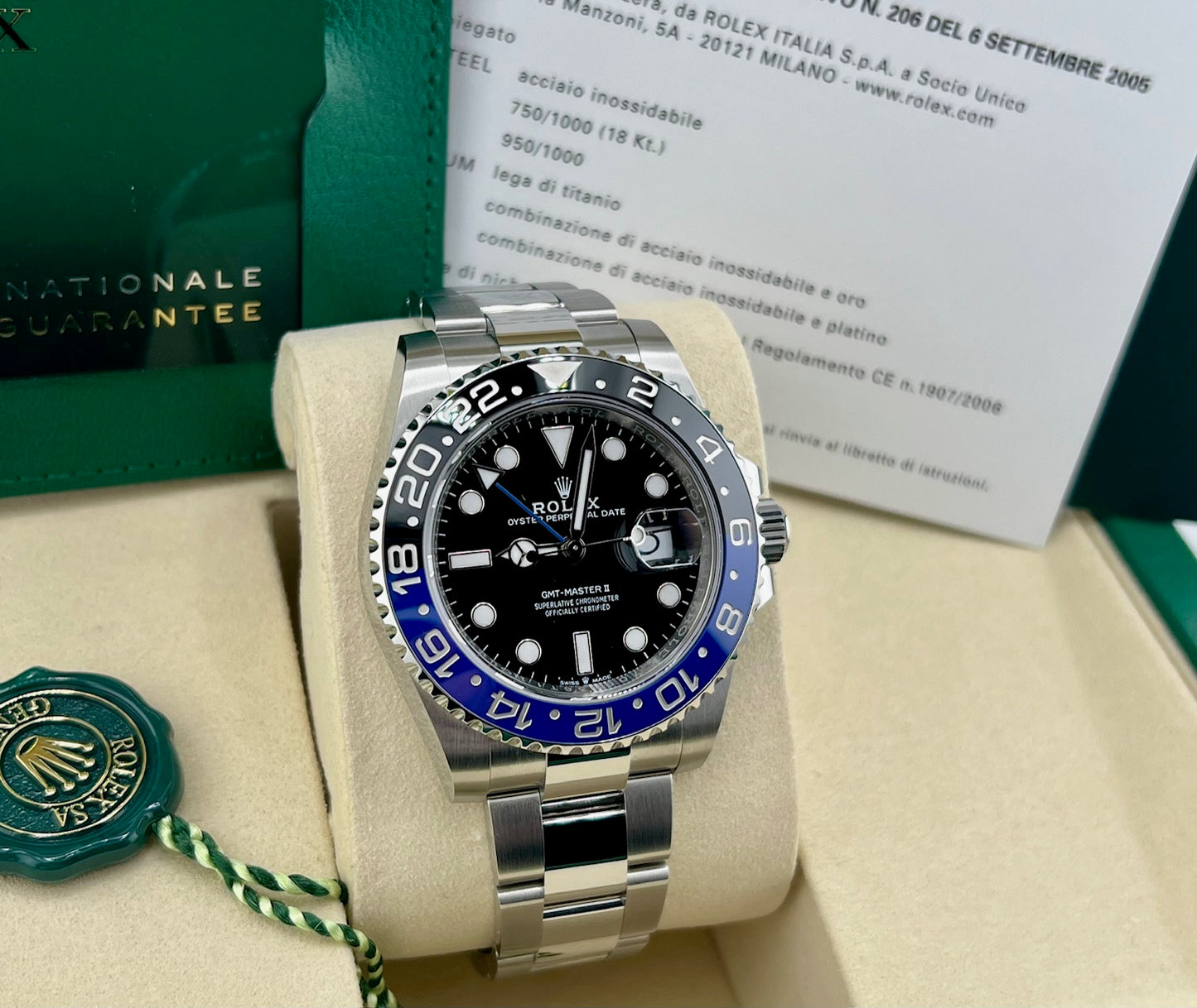 Rolex GMT-Master II ''Batman'' 126710BLNR Oyster 2025 NEW