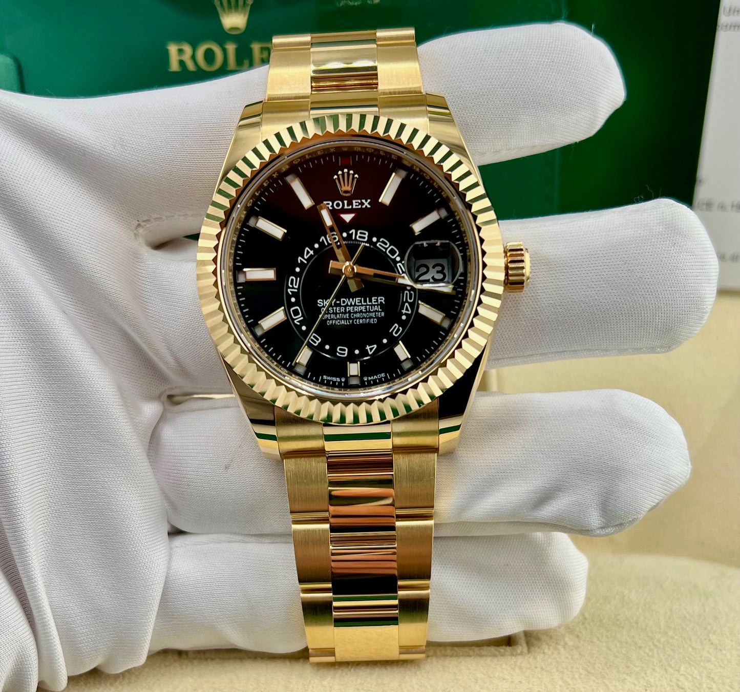 Rolex Sky-dweller Black 336938 Black Dial New 2024 42mm