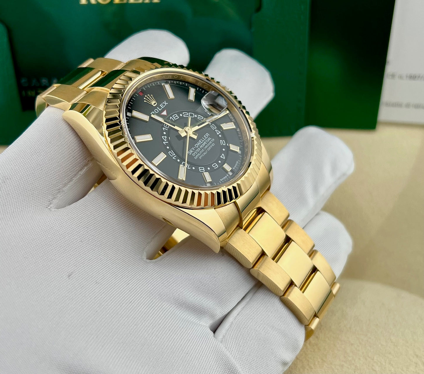 Rolex Sky-dweller Black 336938 Black Dial New 2024 42mm