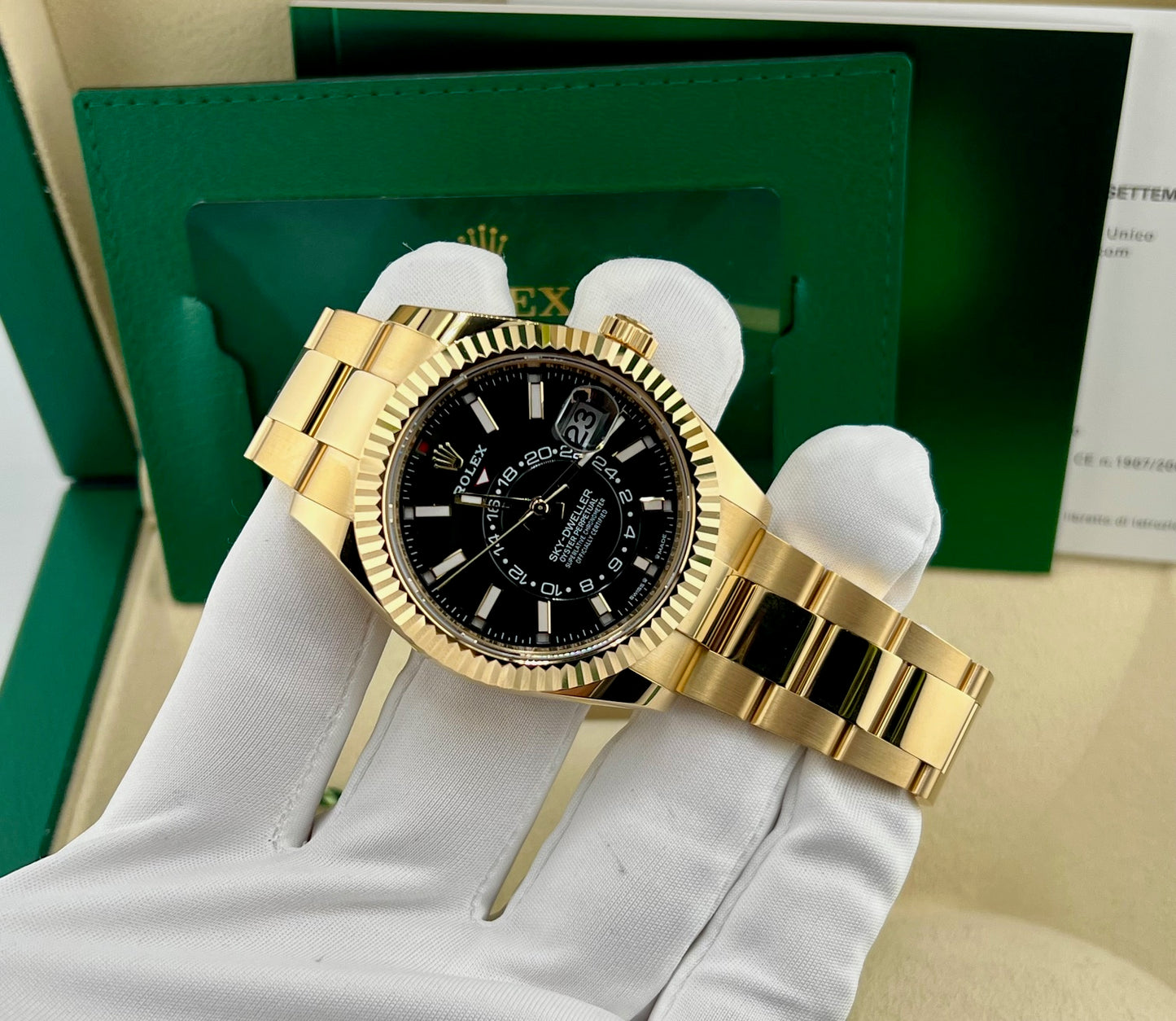 Rolex Sky-dweller Black 336938 Black Dial New 2024 42mm