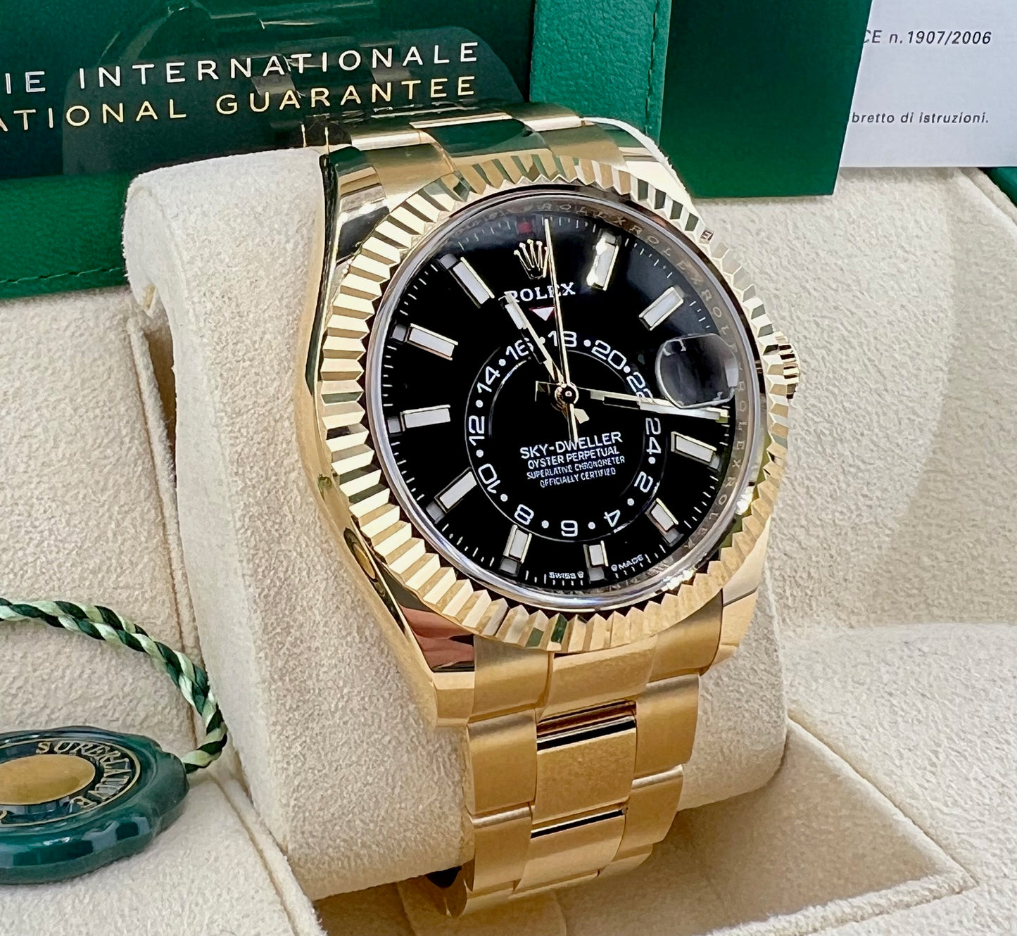 Rolex Sky-dweller Black 336938 Black Dial New 2024 42mm