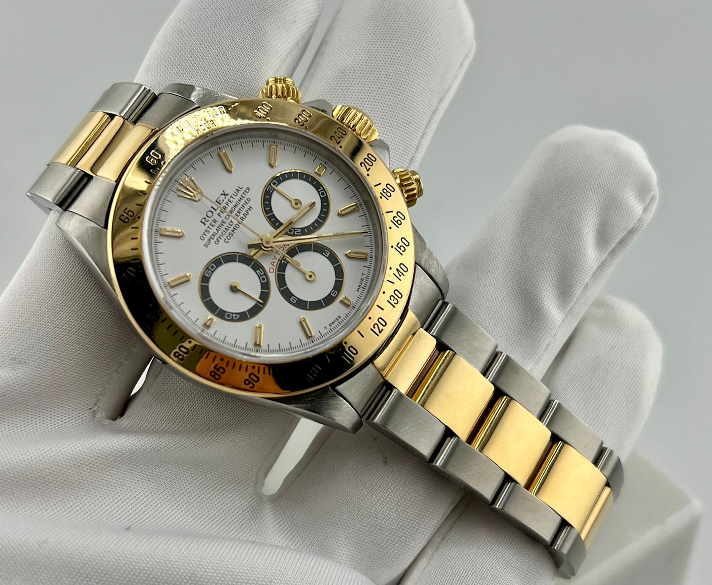 Rolex Daytona 16523 Zenith 1995 White Dial solo orologio
