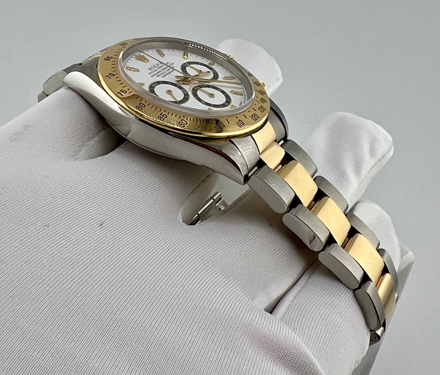 Rolex Daytona 16523 Zenith 1995 White Dial solo orologio