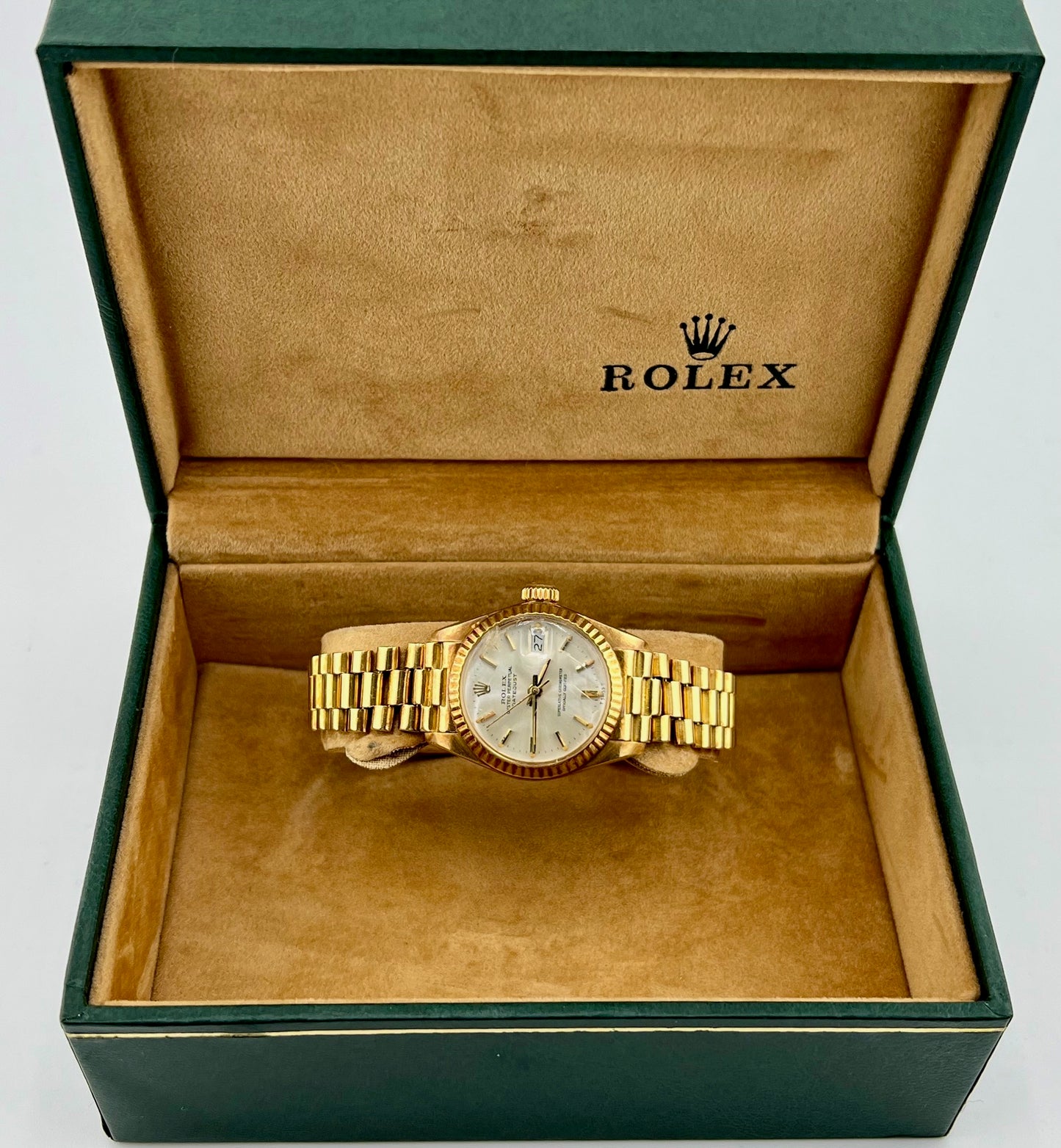 Rolex Lady-Datejust 6917 26mm Plexy president 1970 solo orologio