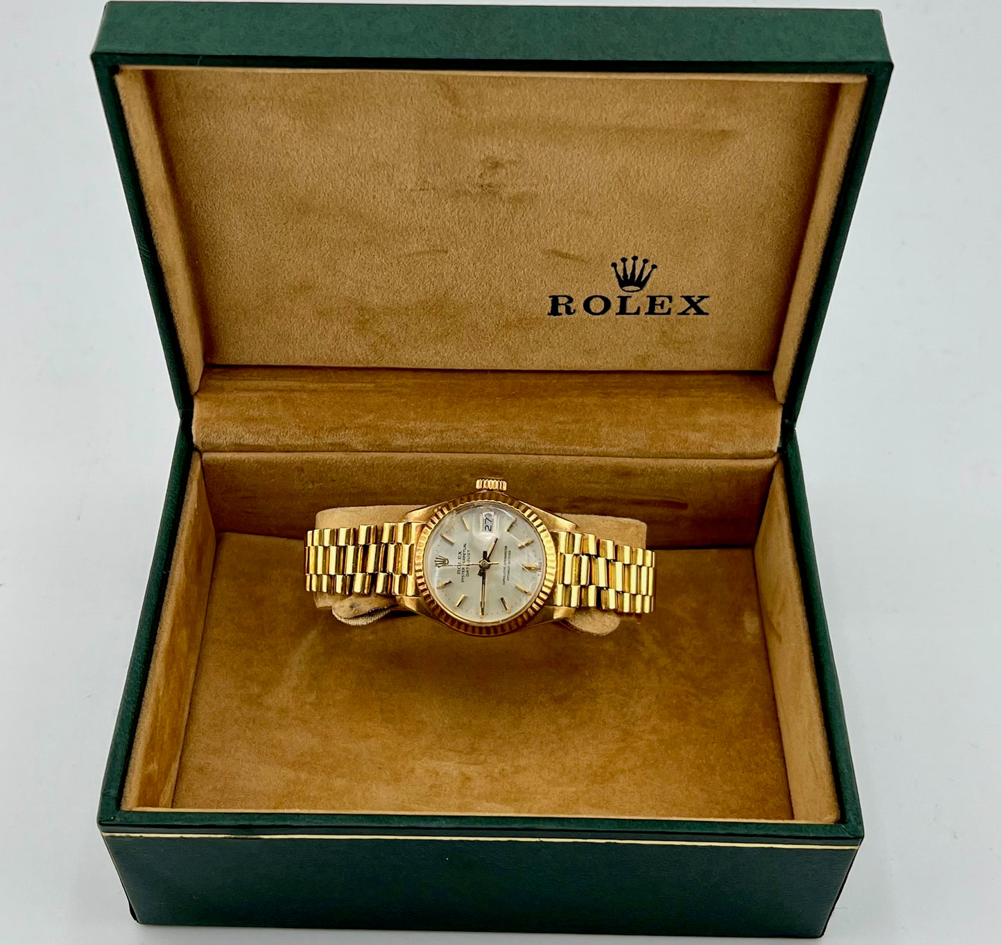 Rolex Lady-Datejust 6917 26mm Plexy president 1970 solo orologio
