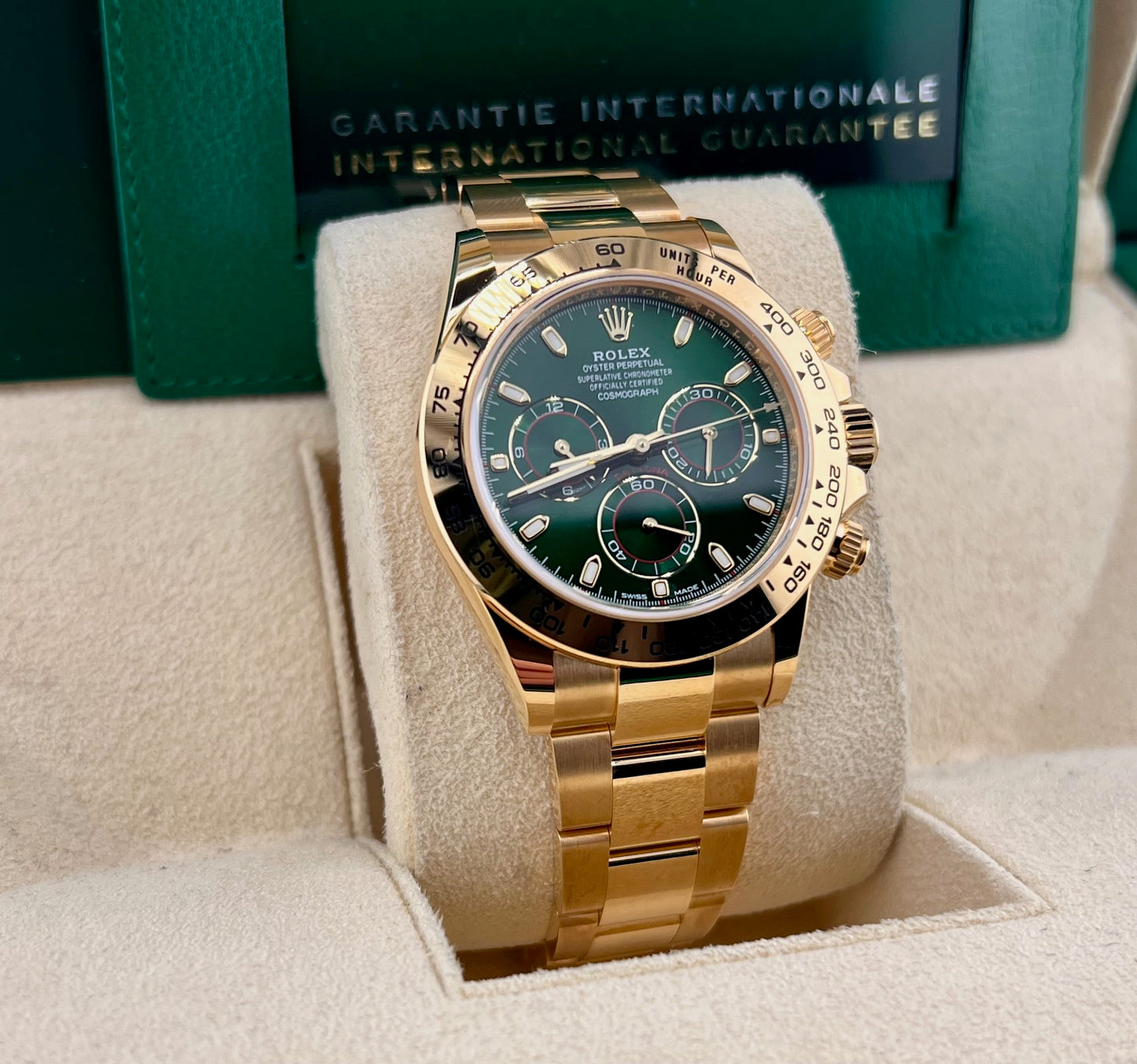 Rolex Daytona 116508 Green Dial 2023 Like New 40mm