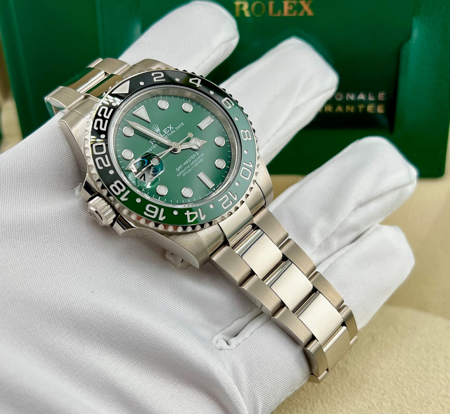 Rolex Gmt Master 126729VTNR Sprite Green Dial NEW 2025