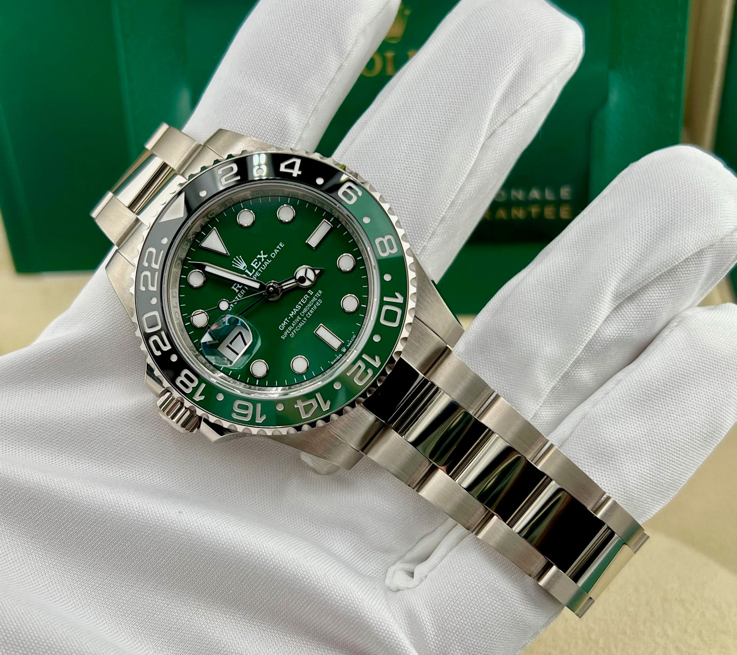 Rolex Gmt Master 126729VTNR Sprite Green Dial NEW 2025