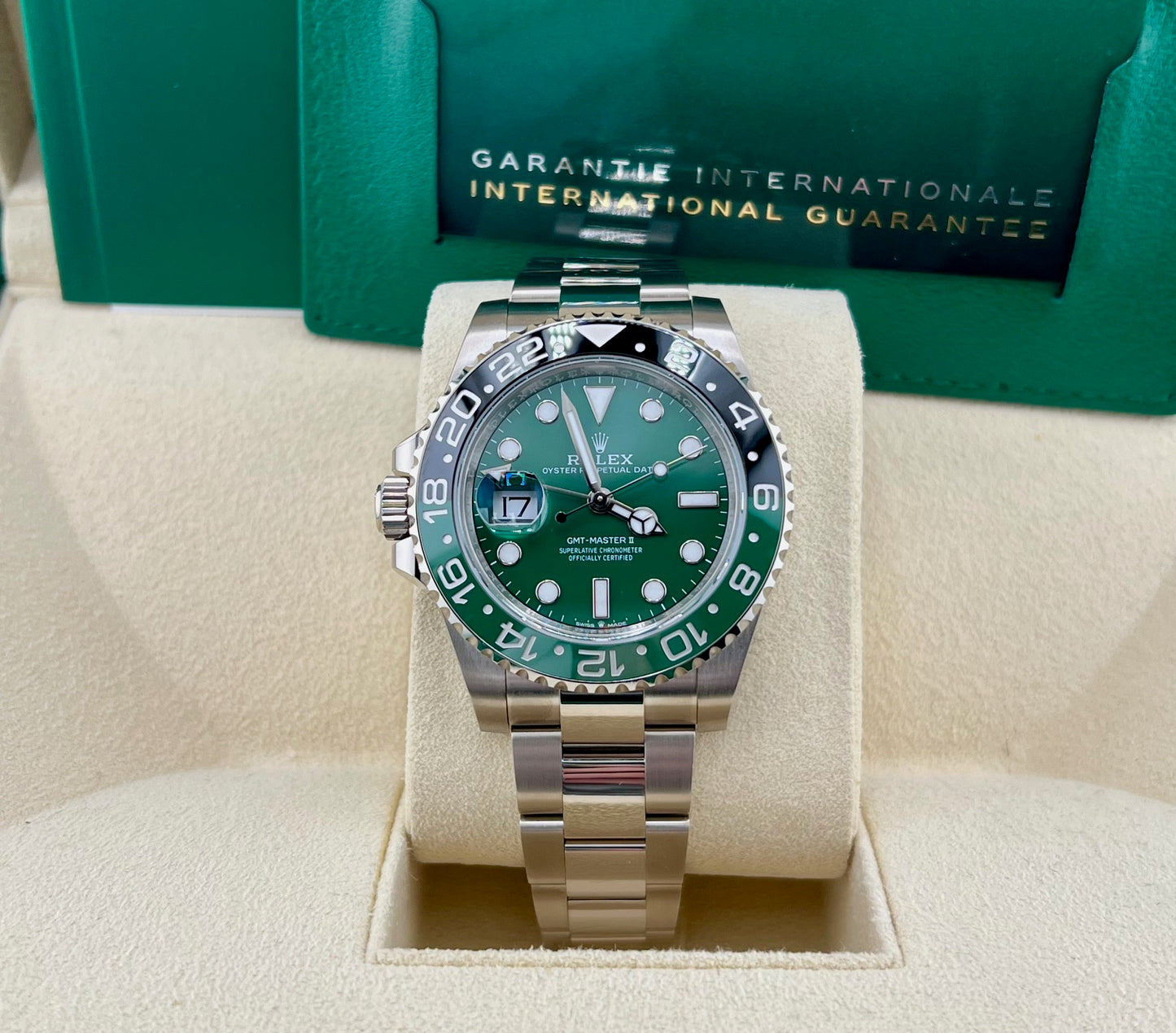 Rolex Gmt Master 126729VTNR Sprite Green Dial NEW 2025