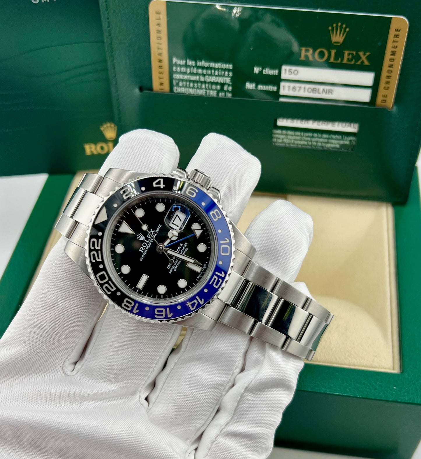 Rolex GMT-Master II "Batman" 116710BLNR 2014+Service 2017