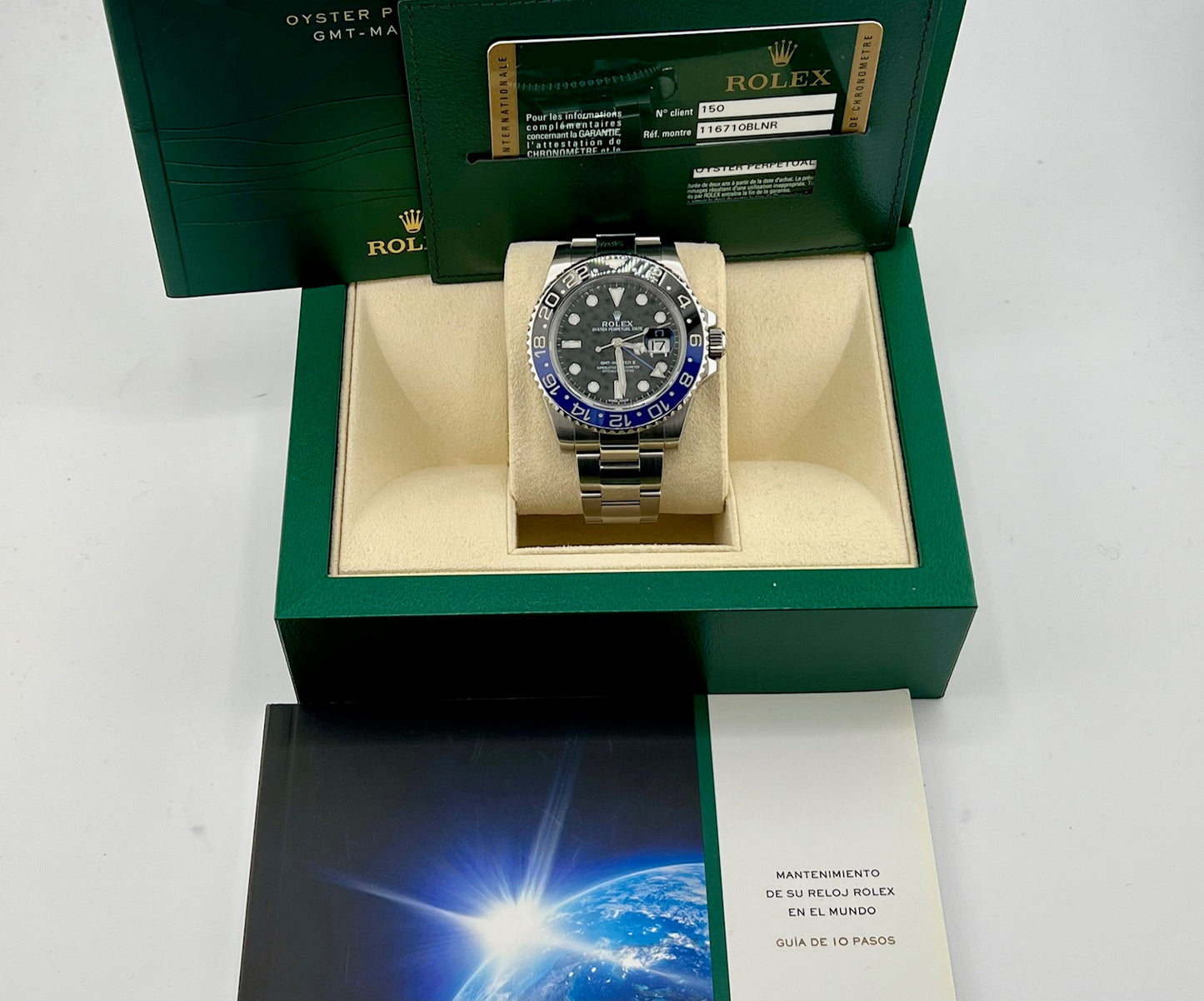 Rolex GMT-Master II "Batman" 116710BLNR 2014+Service 2017
