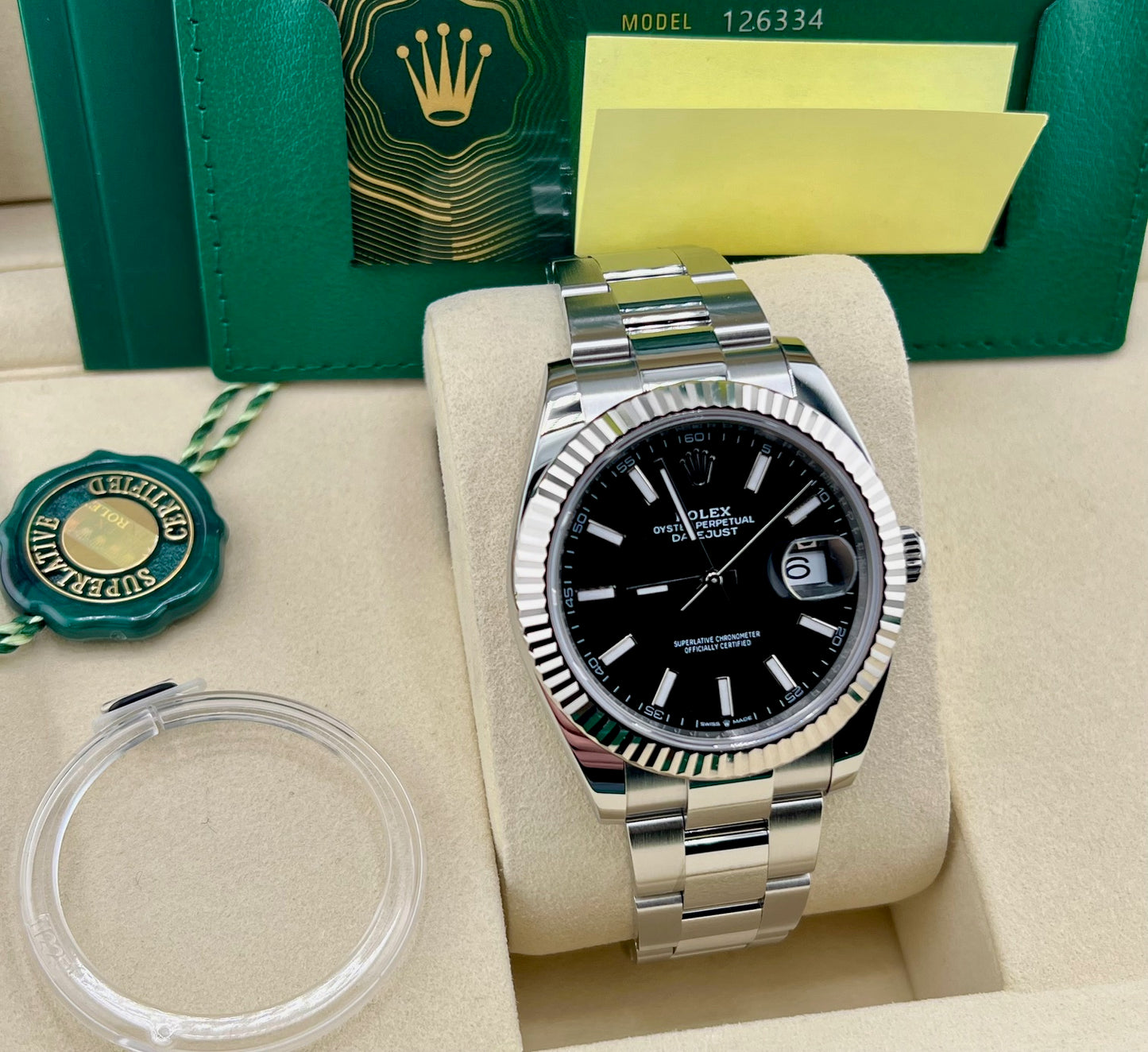 Rolex Datejust 41mm 126334 Black Dial Oyster 2025