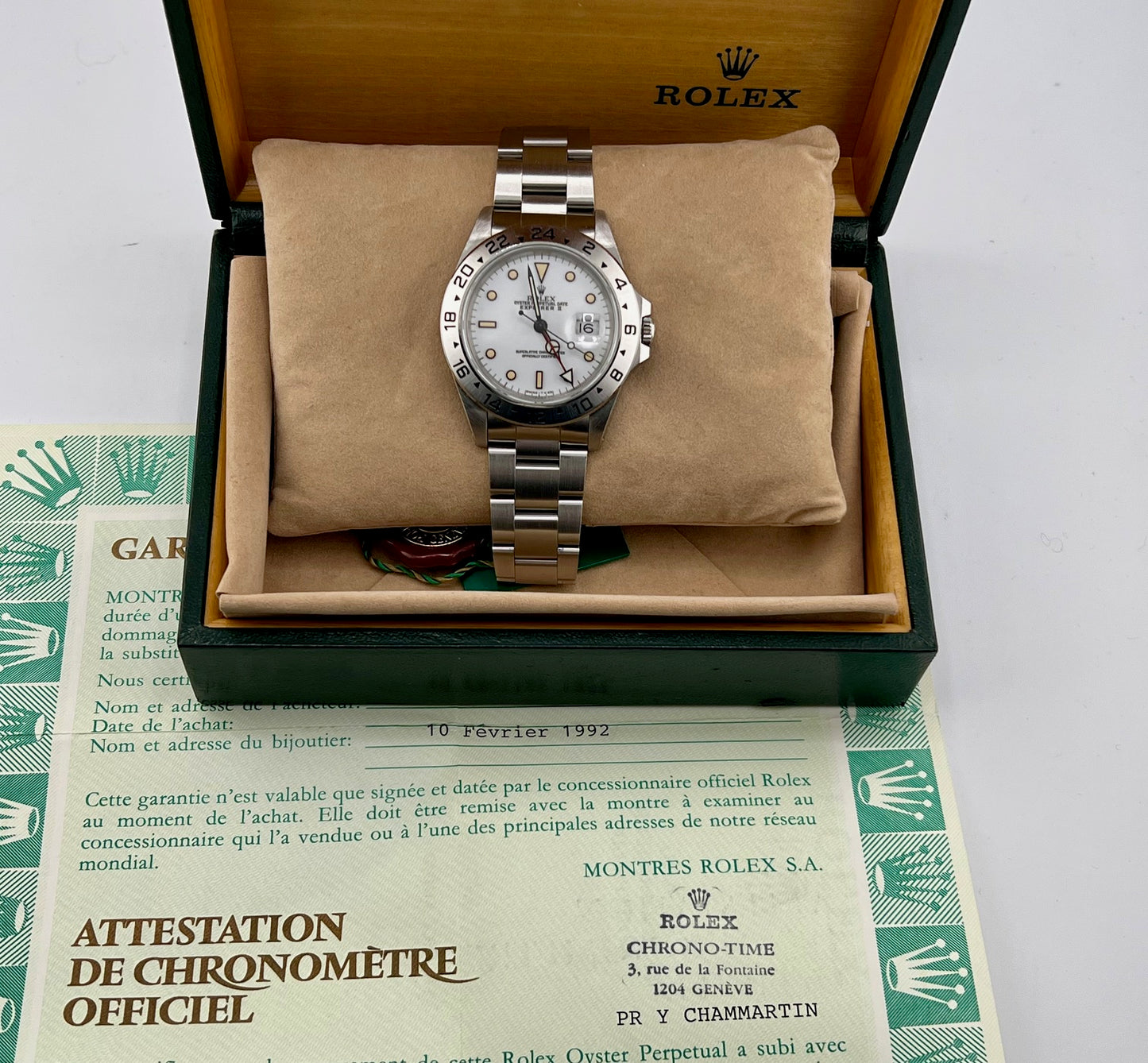 Rolex Explorer II 16570 ''Chicchi di mais'' 1992 (CH)