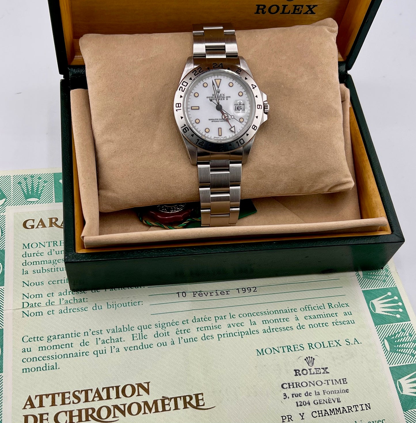 Rolex Explorer II 16570 ''Chicchi di mais'' 1992 (CH)