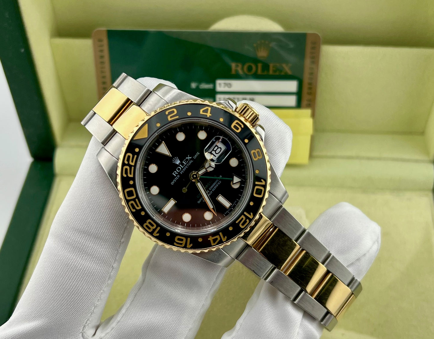Rolex GMT-Master II 116713LN 2008 Box&Paper ITA