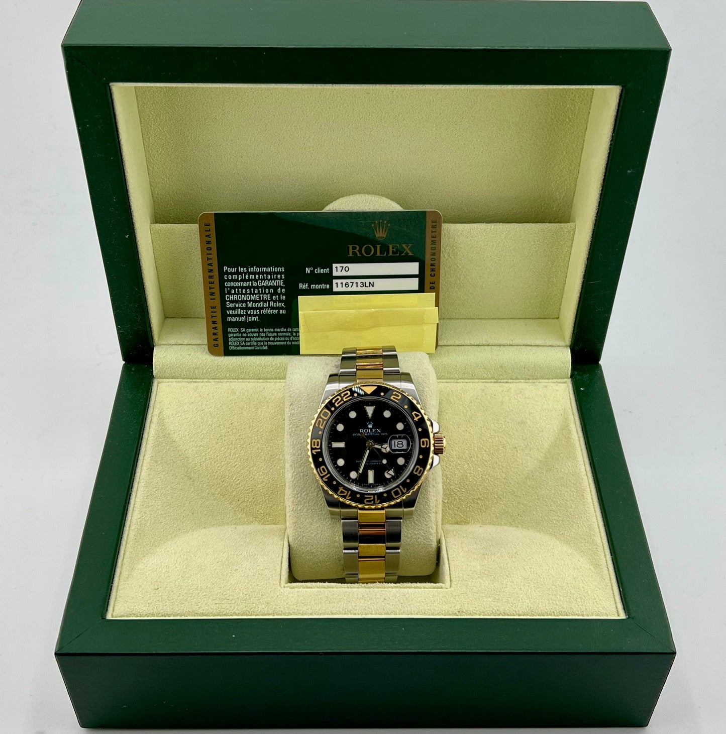Rolex GMT-Master II 116713LN 2008 Box&Paper ITA