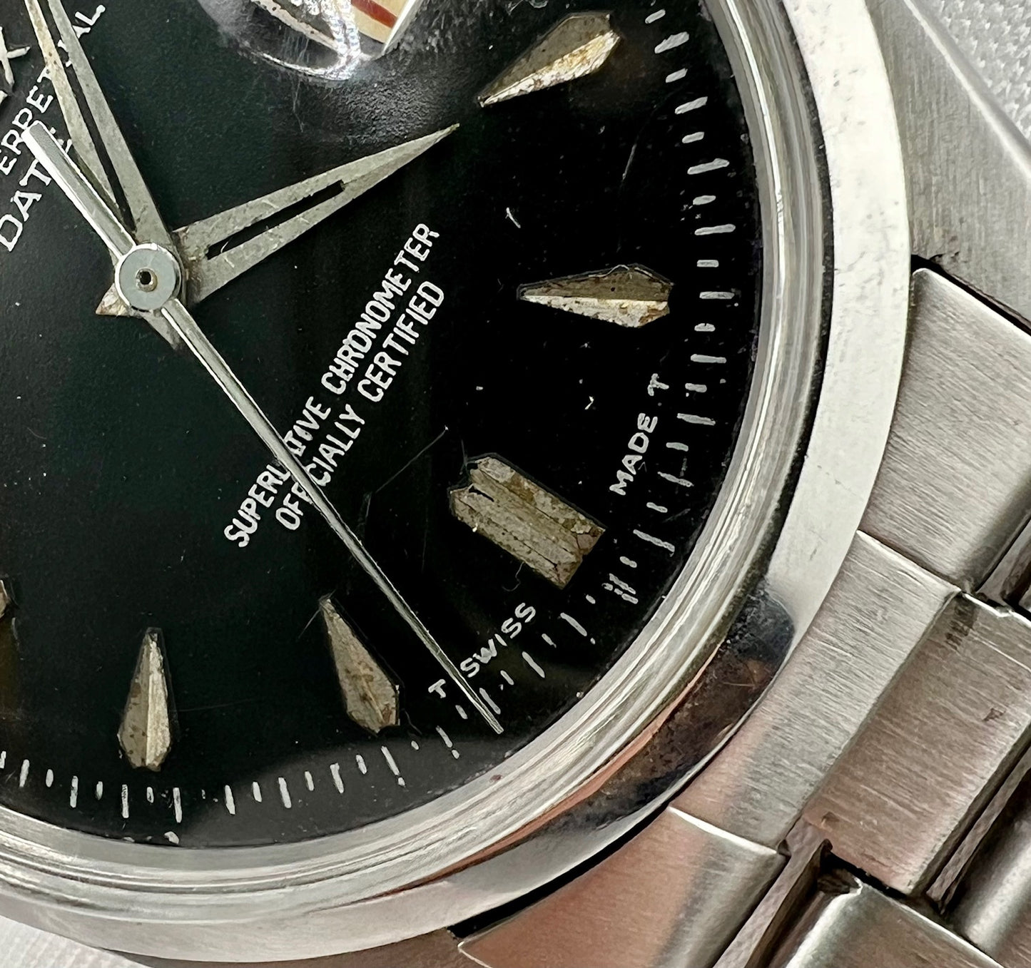 Rolex Oyster Perpetual Date 6534 1957 Black Dial 34mm