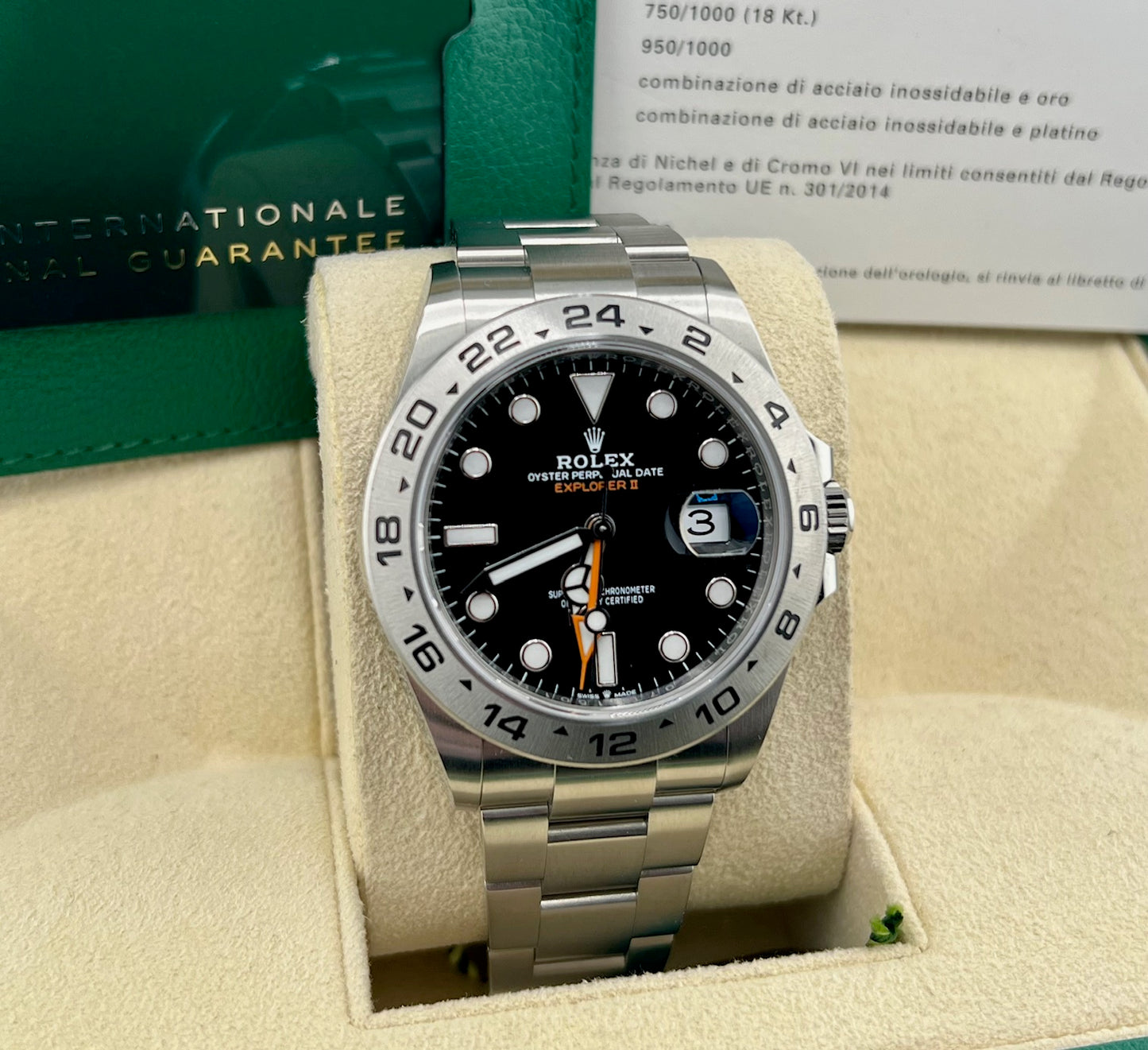 Rolex Explorer II 226570 Black Dial 2023 NEW 42mm