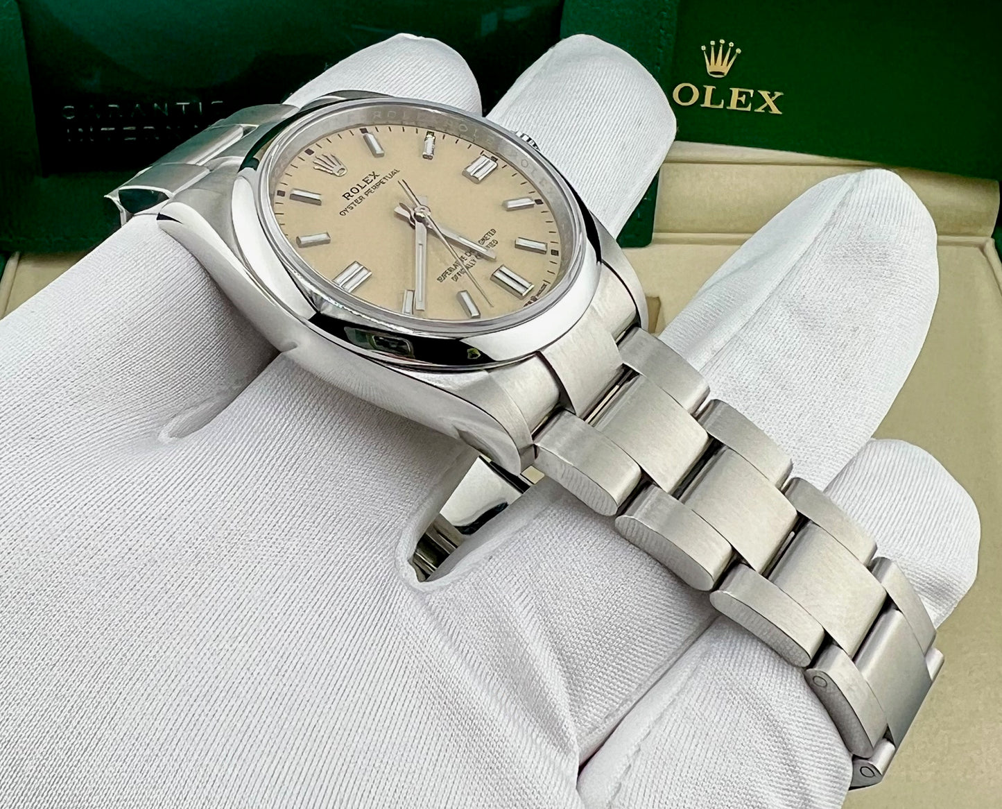 Rolex Oyster Perpetual 36mm Beige Dial 2025 NEW