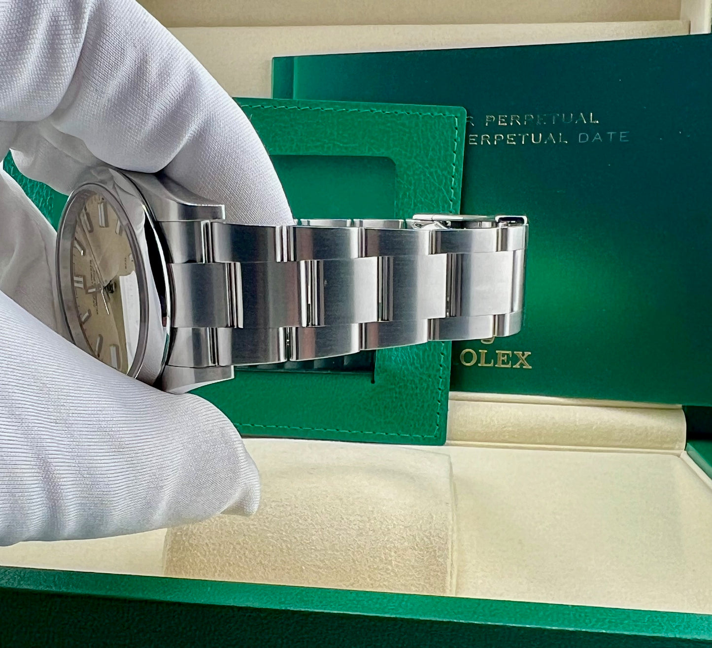 Rolex Oyster Perpetual 36mm Beige Dial 2025 NEW