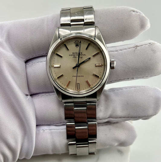 Rolex Air-King 5500 34mm Air King plexy 1980 solo orologio
