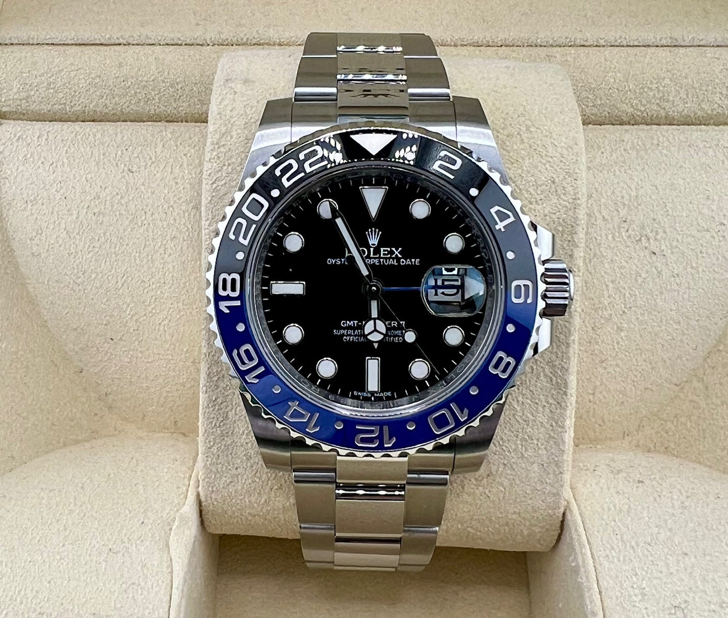 Rolex GMT-Master II "Batman" 116710BLNR 2016 CH Full Set
