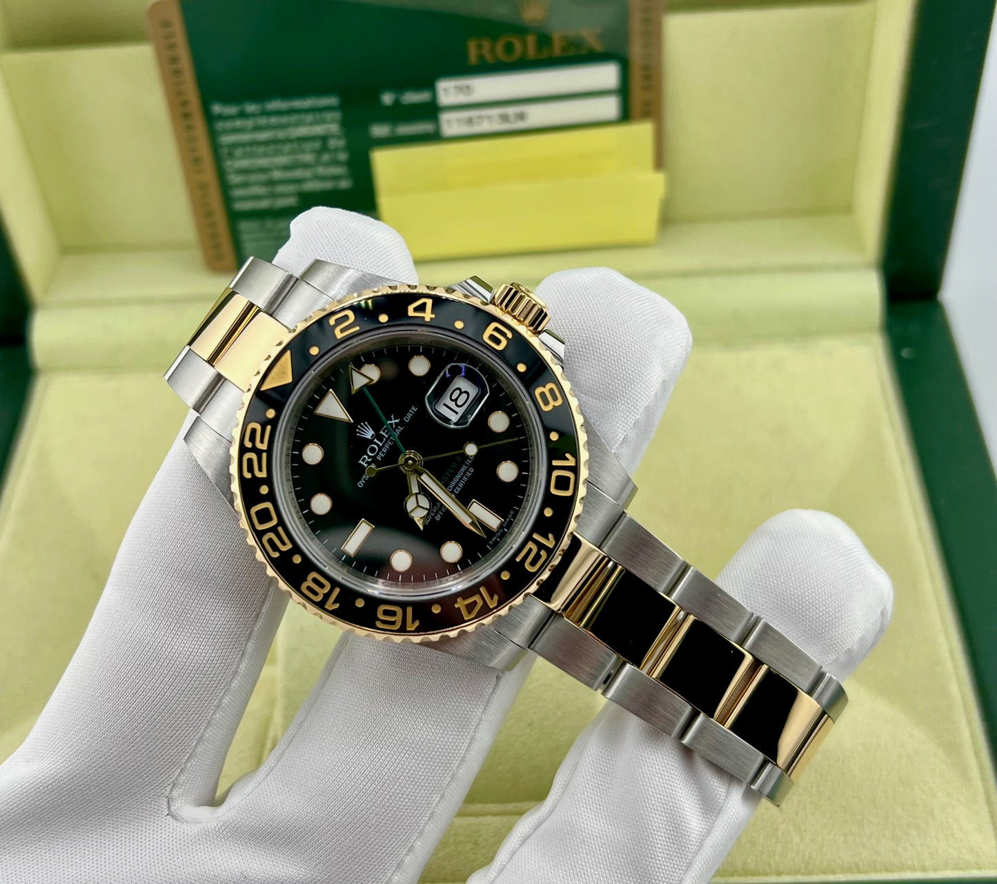 Rolex GMT-Master II 116713LN 2008 Box&Paper ITA