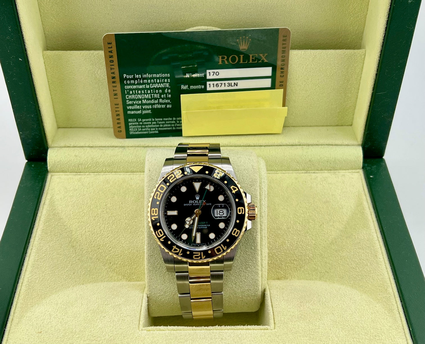 Rolex GMT-Master II 116713LN 2008 Box&Paper ITA