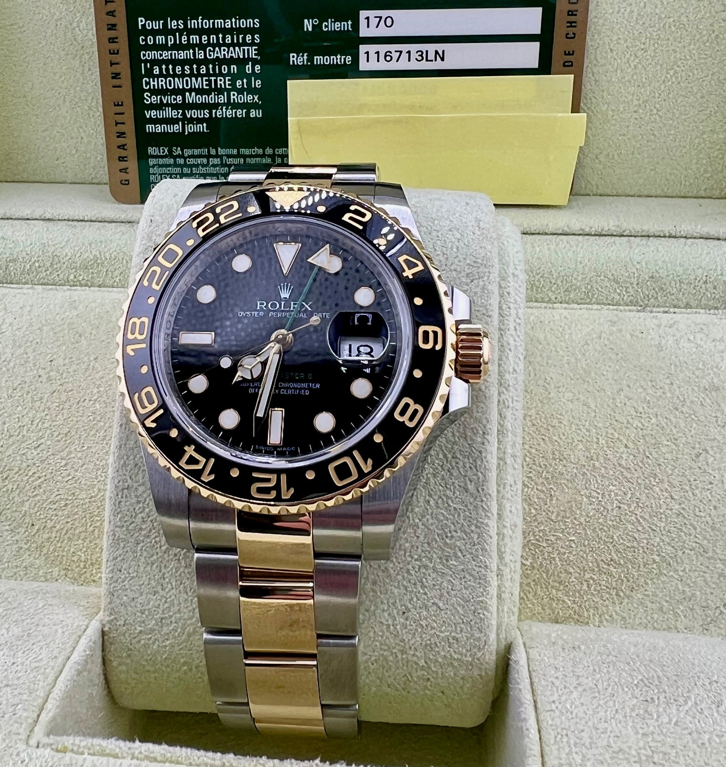 Rolex GMT-Master II 116713LN 2008 Box&Paper ITA