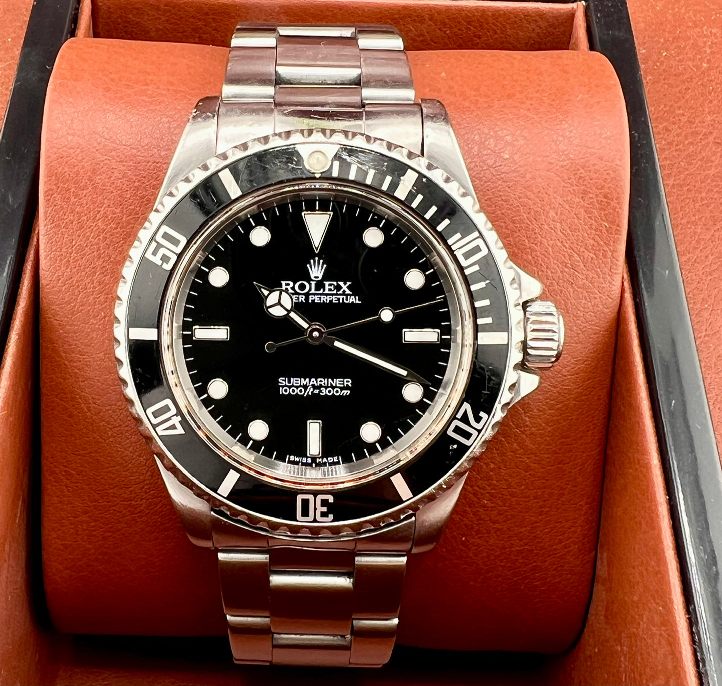 Rolex Submariner 14060 1996 No Paper No Box , Service Rolex 2007 , dial ''Swiss Made''