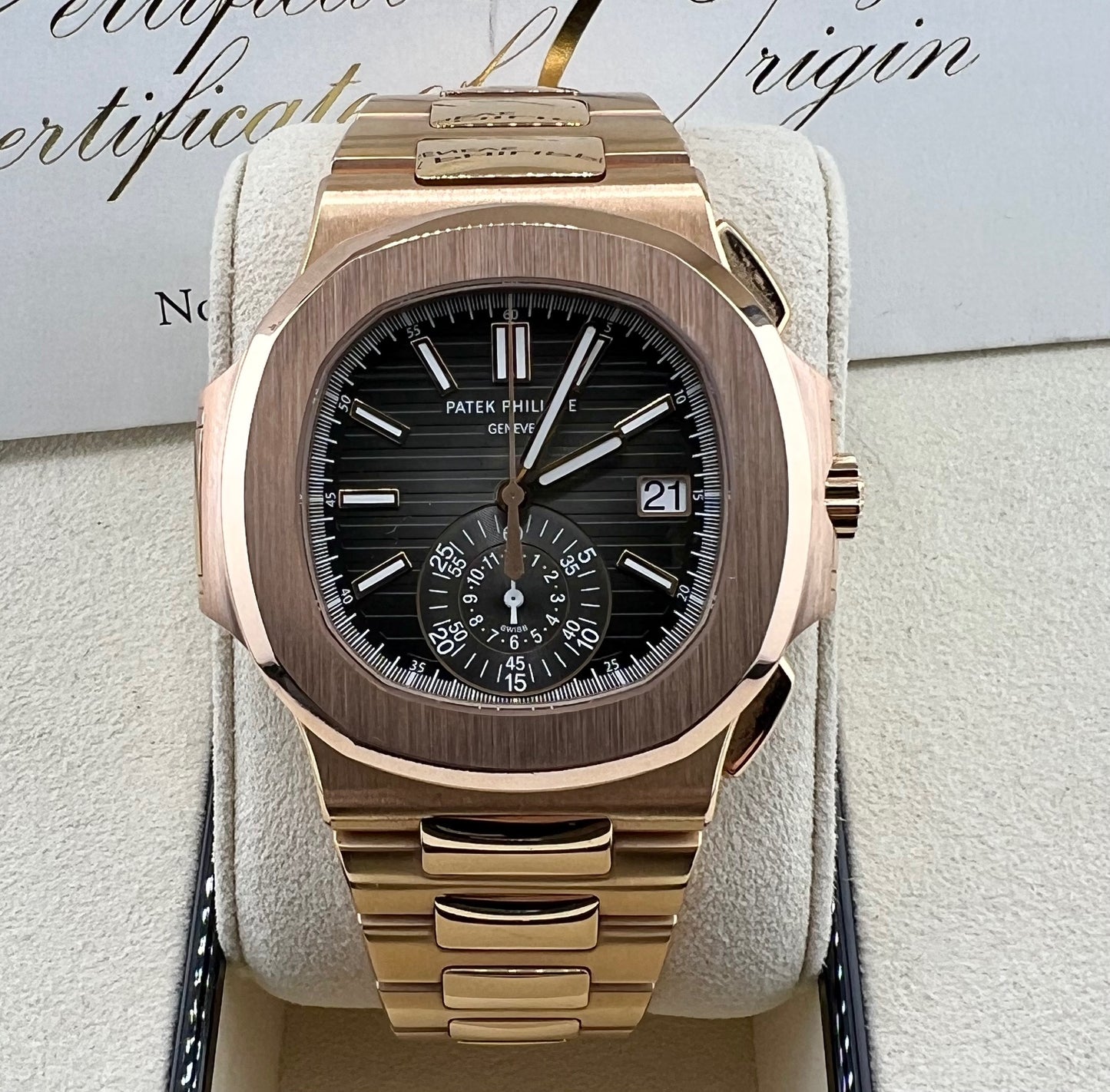 Patek Philippe Nautilus 5980/1R-001 Chocolate 2018 (Giappone)