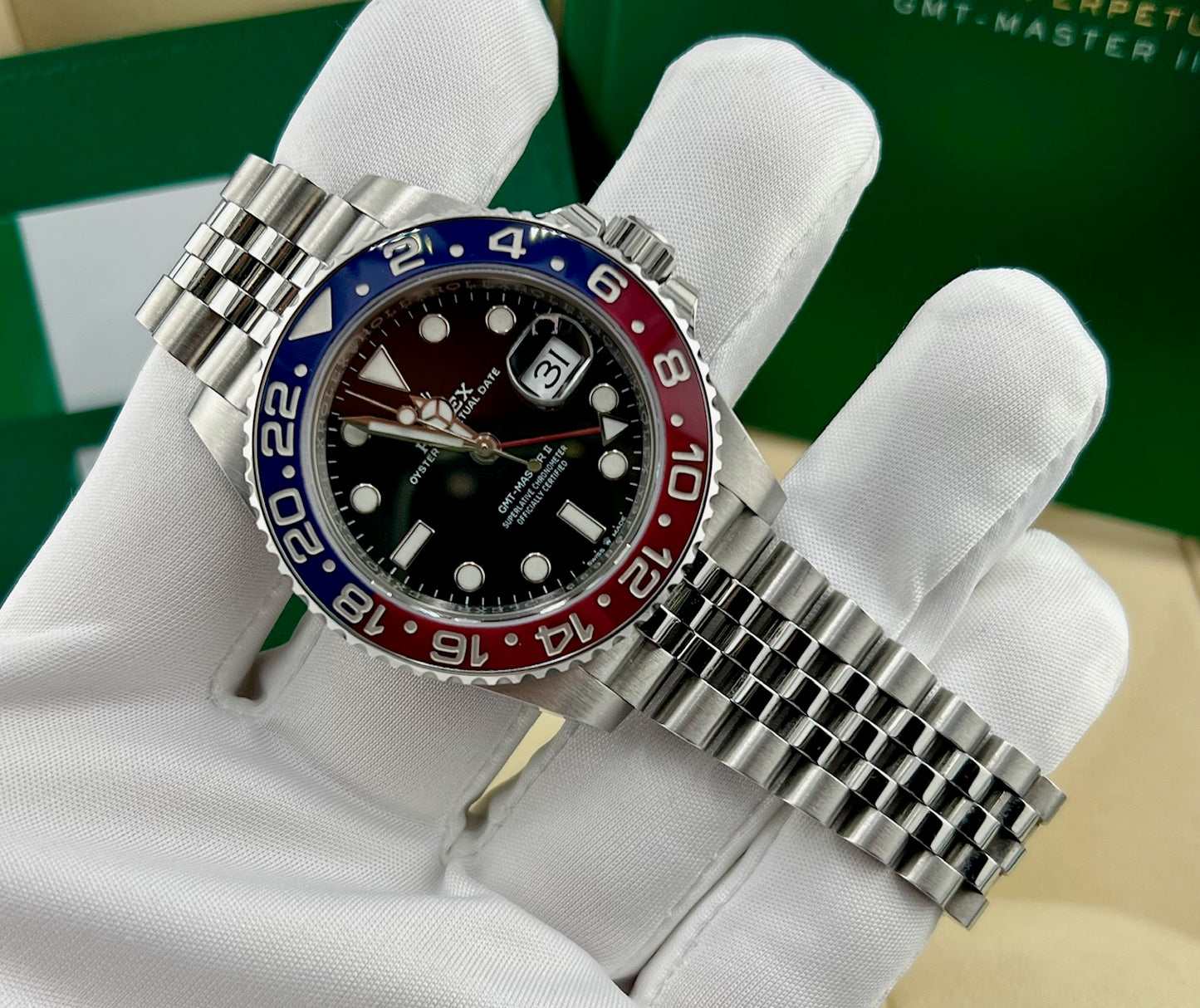 Rolex GMT-Master II ''Pepsi'' 126710BLRO Jubilèe 2020