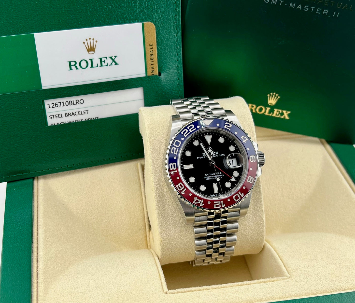 Rolex GMT-Master II ''Pepsi'' 126710BLRO Jubilèe 2020