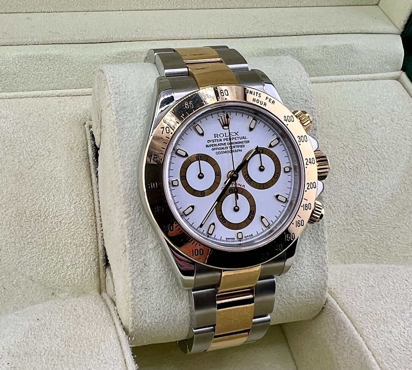 Rolex Daytona 116523 White Dial 2004 Only watch 10links